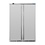 Polar C-Serie Vriezer | Dubbele Deur RVS | 1215x585x1853(H)mm | Energielabel D