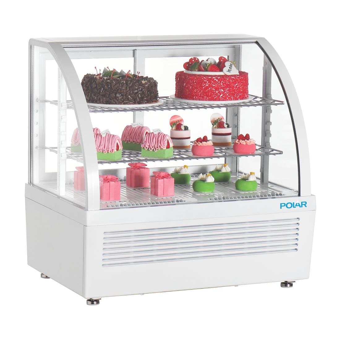 Polar C-Serie Countertop Display Koelkast | Wit | 100L | Energielabel A, foto 4 van 6