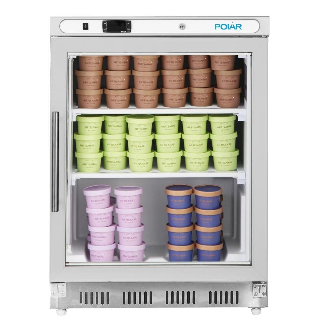 Polar C-Serie Onderbouw RVS Display Vrieskast | Energielabel D, foto 4 van 6