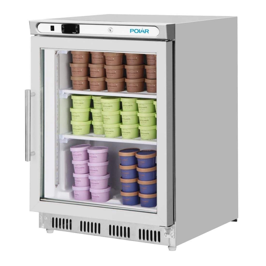 Polar C-Serie Onderbouw RVS Display Vrieskast | Energielabel D, foto 6 van 6