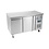 Polar U-Serie Dubbeldeurs Koelwerkbank 282L | 1360x700x850(H)mm | Energielabel A