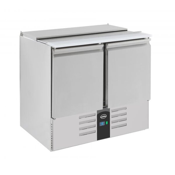 Combisteel Saladette met 2 deuren 2.5x GN1/1 |  +2 / +8 | 900x700xH870mm | 7950.0105