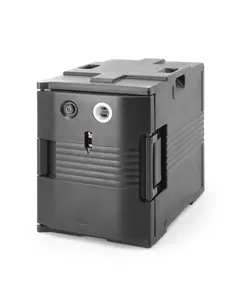 Hendi Thermo-geïsoleerde container met verwarmingsfunctie | Catering | GN1/1 | Led display | 477x680x620(h)mm