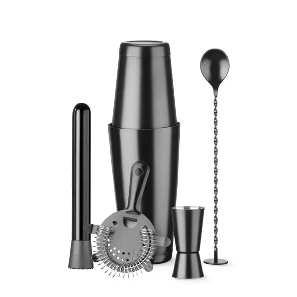 Hendi Barset 5-delig | BarUp Barkit | Zwart | Cadeautip