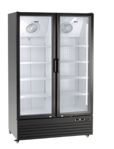 Bartscher Koel-/vriescombinatie zwart 820 liter | 0 °C tot 10 °C  / -18 °C tot -22 °C