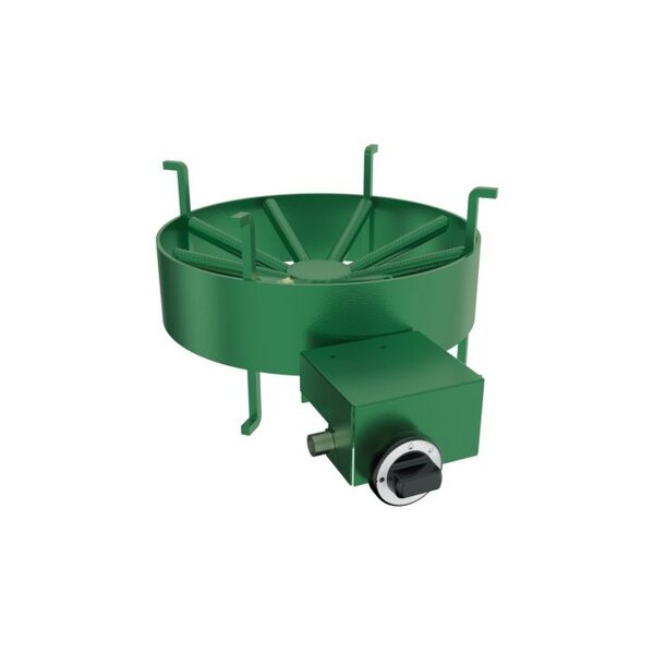 Combisteel Aardgas wokbrander rond 15kW | Incl. Propaan sproeier G31