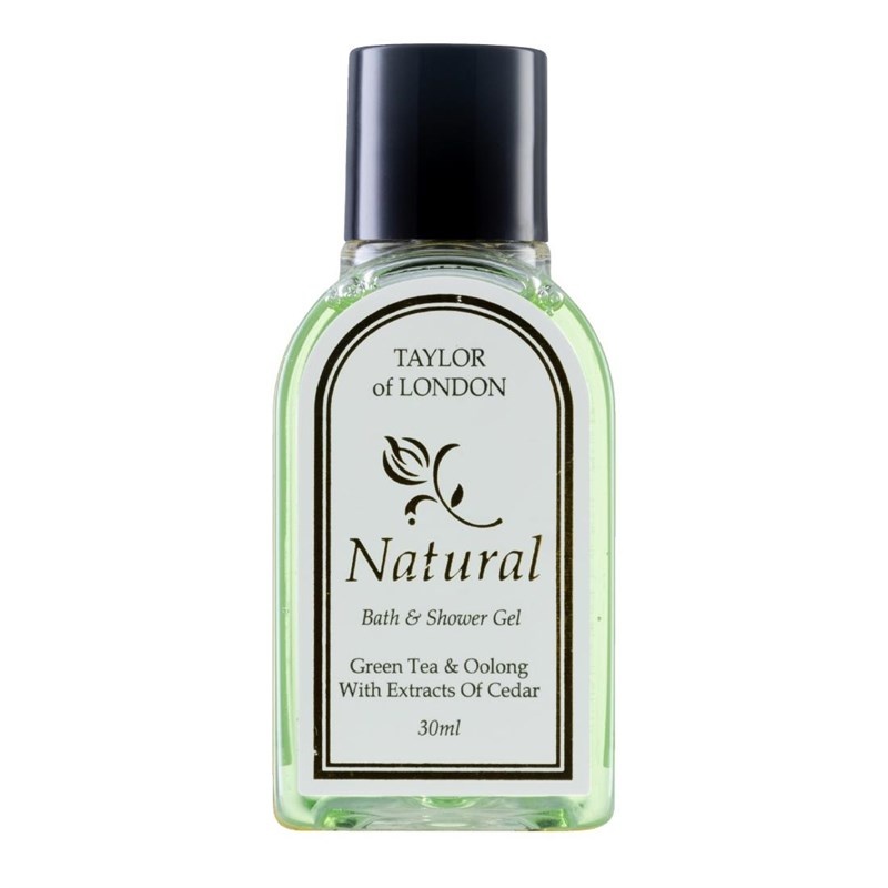 Natural bad- en douchegel 30 ml. | 250 stuks
