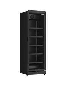 Saro Koelkast met glazen deur Zwart | 388 liter | GTK388 | 595x592x1878mm