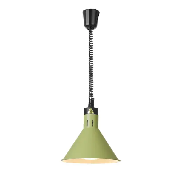 Hendi Warmtelamp verstelbaar conisch - Groen - 230V / 250W - ø275x(H)250mm