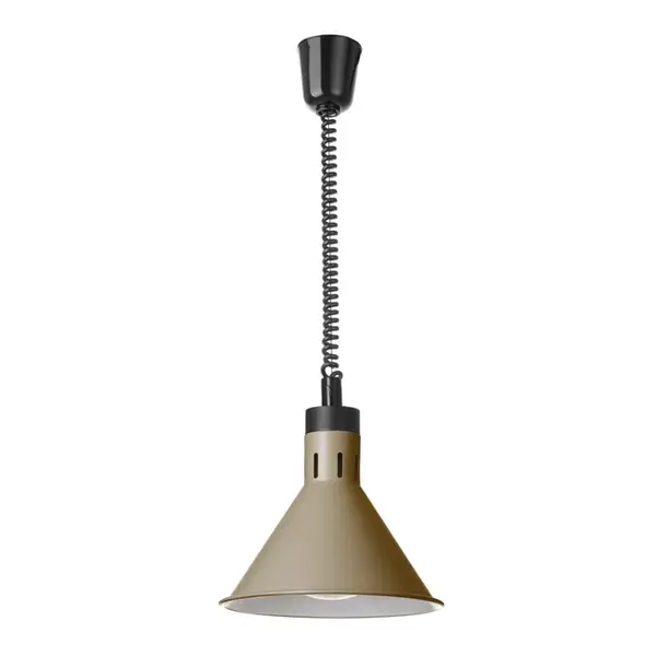 Hendi Warmtelamp verstelbaar conisch - Beige - 230V / 250W - ø275x(H)250mm