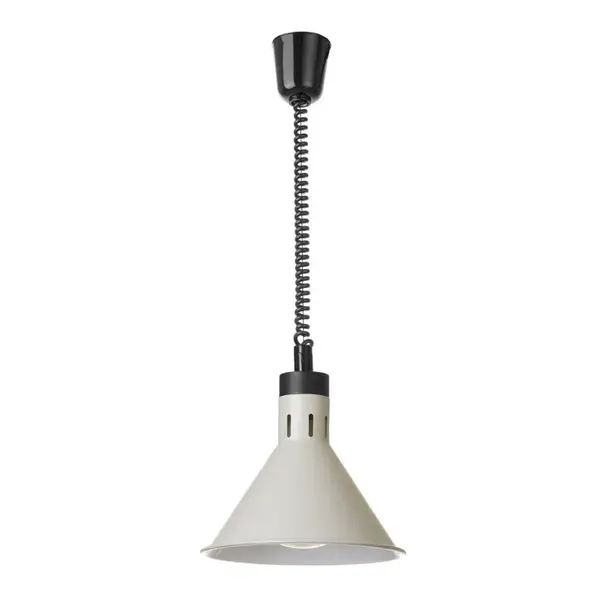 Hendi Warmtelamp verstelbaar conisch - Wit - 230V / 250W - ø275x(H)250mm