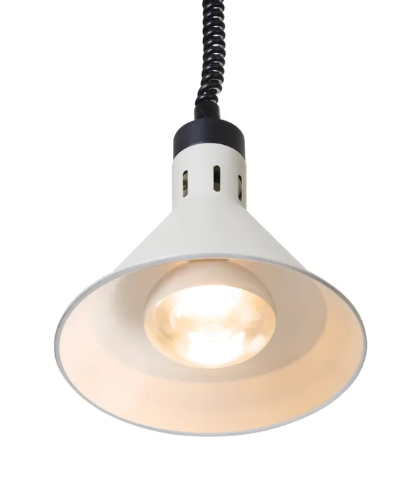 Hendi Warmtelamp verstelbaar conisch - Wit - 230V / 250W - ø275x(H)250mm, foto 2 van 2