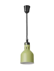 Hendi Warmtelamp verstelbaar cilindrisch - Groen - 230V / 250W - ø175x(H)250mm