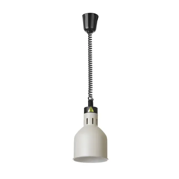 Hendi Warmtelamp verstelbaar cilindrisch - Wit - 230V / 250W - ø175x(H)250mm
