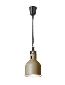 Hendi Warmtelamp verstelbaar cilindrisch - Beige - 230V / 250W - Ø175xH250mm