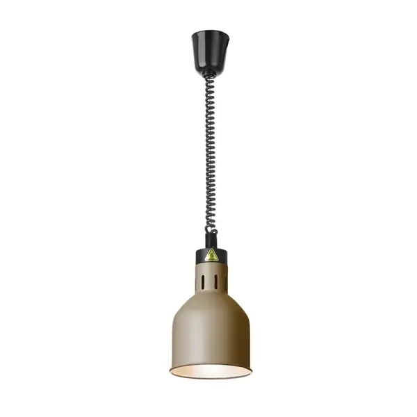 Hendi Warmtelamp verstelbaar cilindrisch - Beige - 230V / 250W - Ø175xH250mm