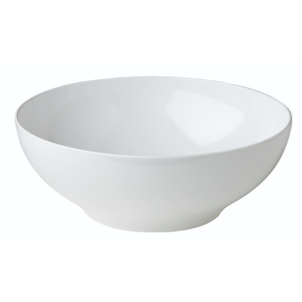 Ronde witte schaal melamine | Ø36xH13.3 cm.
