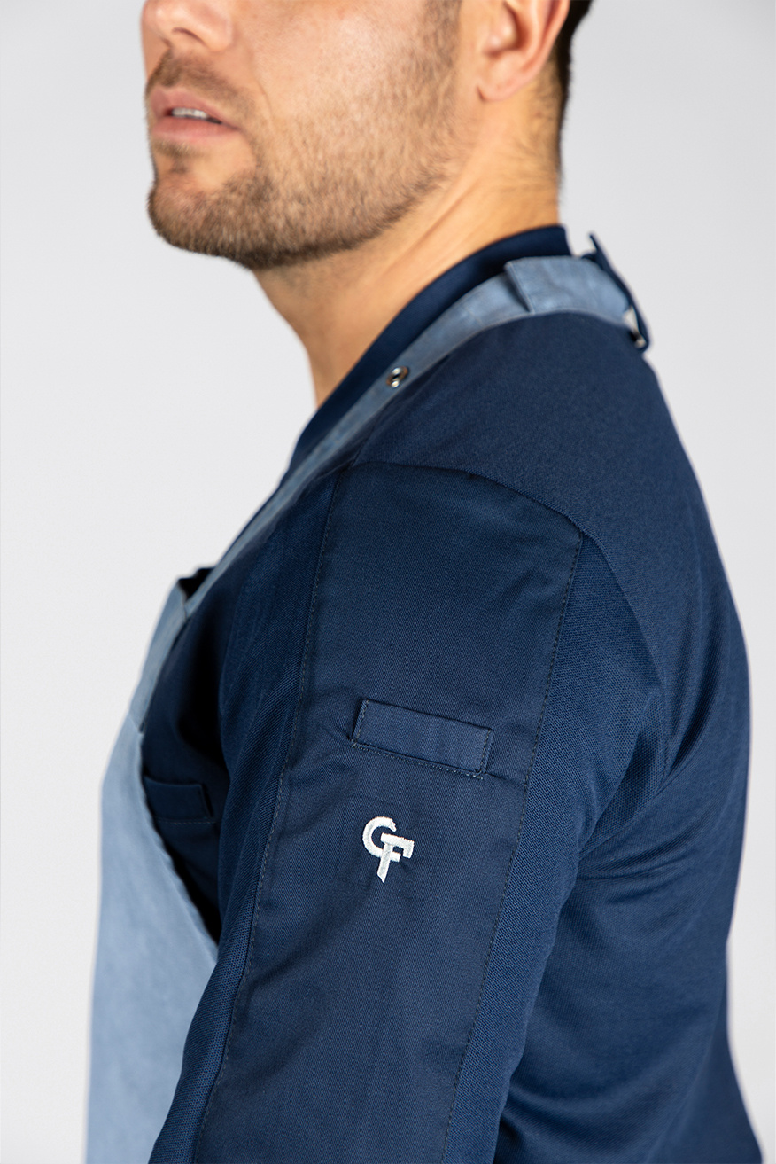 Cheffix Cheffix Koksbuis Jona Navy LS, foto 4 van 6