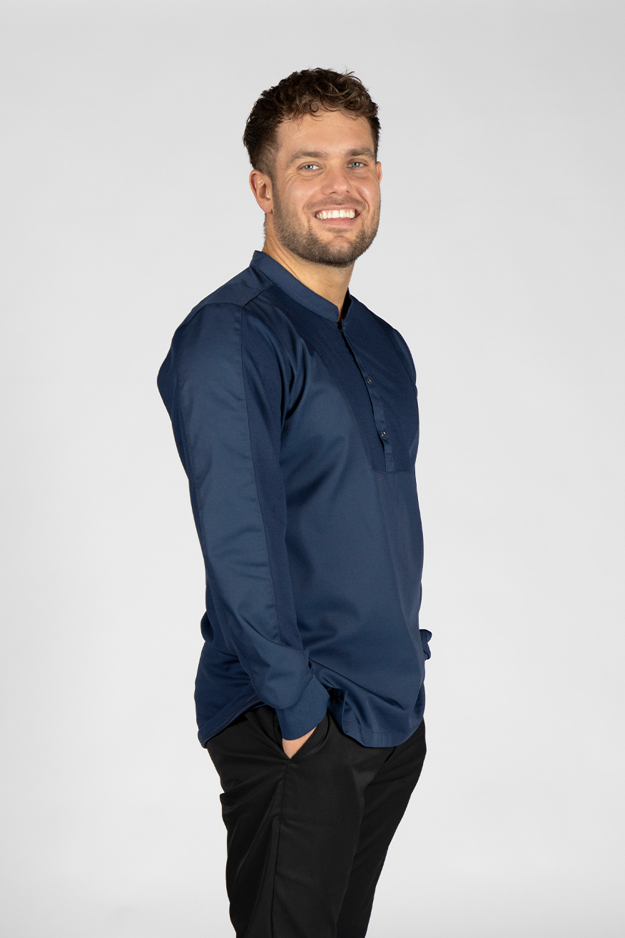 Cheffix Cheffix Koksbuis Ice Navy LS, foto 2 van 4