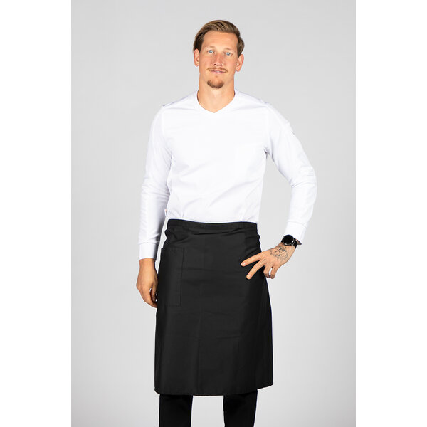 Cheffix Sloof Ypa+ zwart met zak | 70x100cm