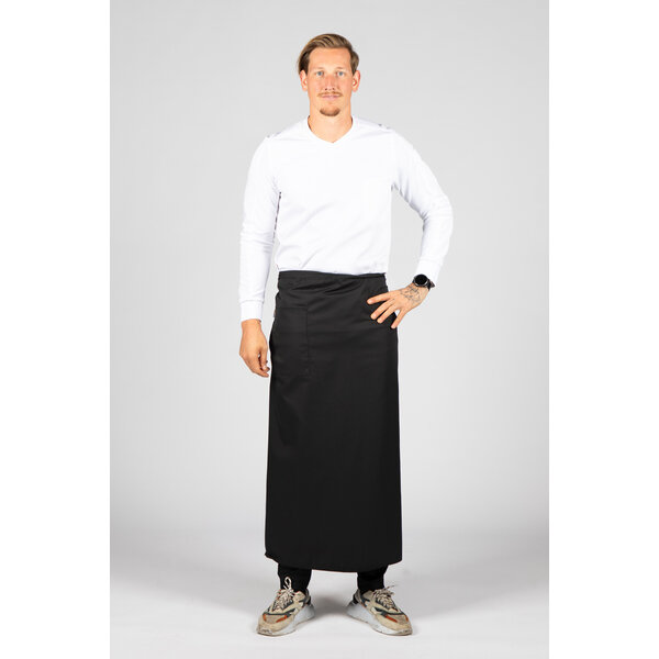 Cheffix Sloof Ypa+ zwart met zak | 100x100cm