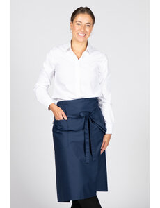 Cheffix Sloof Ypa+ navy blauw met zak | 70x100cm