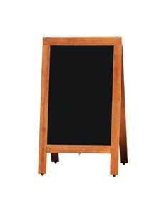 Olympia Stoepbord met houten frame 85x50cm | Schrijfvlak 62x40cm