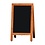 Olympia Olympia Stoepbord met houten frame 85x50cm | Schrijfvlak 62x40cm