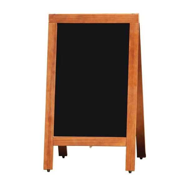 Olympia Olympia Stoepbord met houten frame 85x50cm | Schrijfvlak 62x40cm