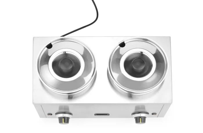 Hendi Thermosystem Hotpot 2 | RVS | 2x 4,2 Liter | 400W, foto 5 van 5