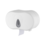 Toiletroldispenser 2rols kunststof  wit, PQTMDuo