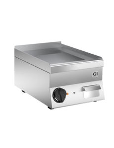 Gastro-Inox Elektrische bakplaat met gladde verchroomde plaat tot 300°C | 400V/3,6kW | 400x600xH295mm.