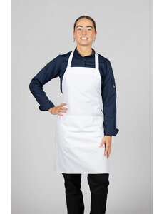 Cheffix Schort Vita | Met zak | Wit | 75x80cm