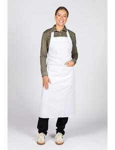 Cheffix Schort Vita | Met zak | Wit | 75x100cm