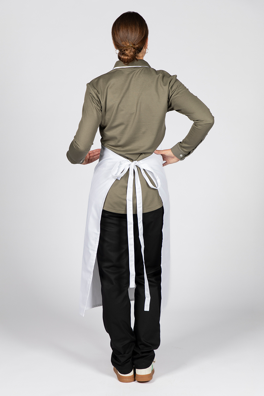 Cheffix Schort Vita | Met zak | Wit | 75x100cm, foto 5 van 5