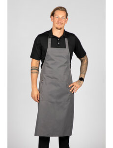 Cheffix Schort Vita | Met zak | Antraciet Grijs | 75x100cm