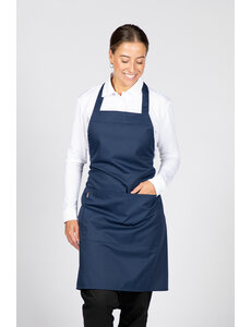 Cheffix Schort Vita | Met zak | Navy Blauw | 75x80cm