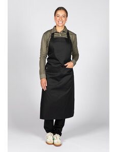 Cheffix Schort Vita | Met zak | Zwart | 75x100cm