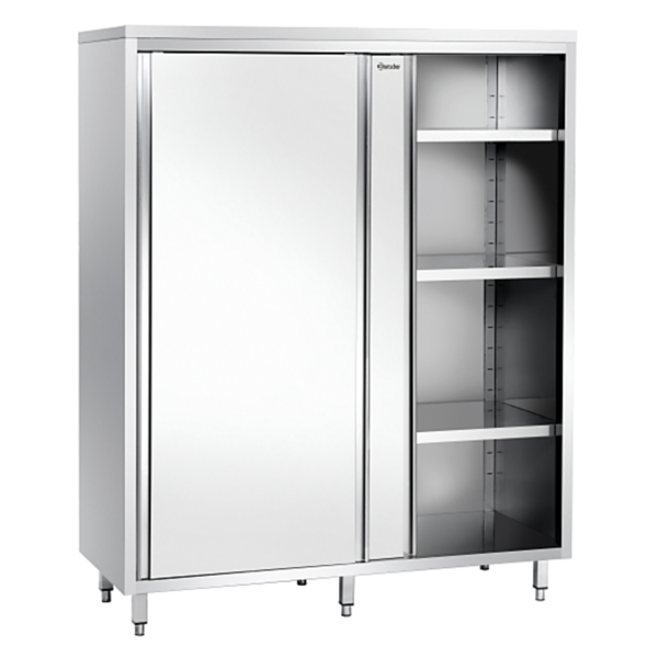 Bartscher Servieskast met 2 schuifdeuren RVS | 1400x700xH2000