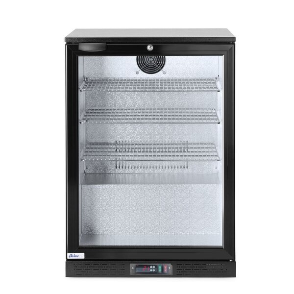 Hendi/Arktic Backbar koelkast enkele deur | Arktic | 105L | Zwart | 220-240V/120W | 600x530x(H)865mm