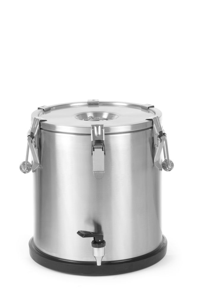 Hendi Geïsoleerde draagbare container – met kraan | HENDI | Profi Line | 20L | ⌀330x(H)360mm
