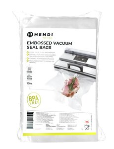 Hendi Vacuümverpakkingszakken met reliëf | HENDI | 100 st. | 150x250mm