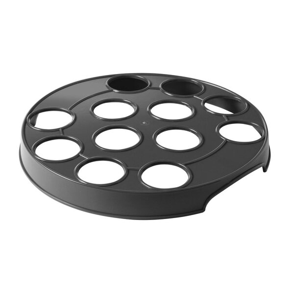 Bar Up HendiBierglasdrager zwart | 12 gaten x Ø 55mm | 696217