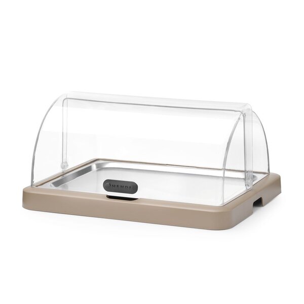 UNIQ Duo UNIQ Enkele roll-top koelvitrine met koelelementen beige | 871966