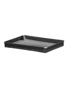 Hendi Ovenschaal voor Speedovens | non-stick coating | versterkt | HENDI | Geperforeerd | Zwart | 290x190x(H)30mm