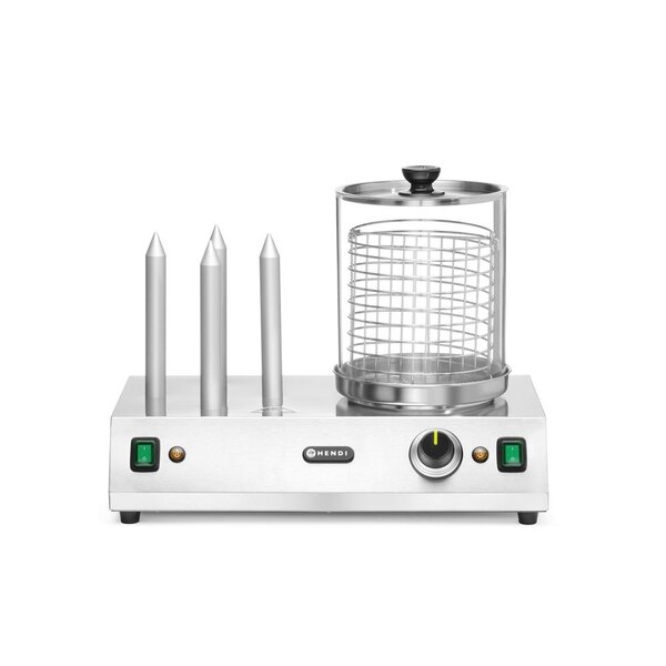 Hendi Worst en hotdogbroodjes warmer | HENDI | 220-240V/550W | 500x310x(H)395mm