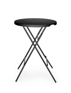Hendi Statafel | AmerBox | Zwart | ⌀800x(H)1100mm