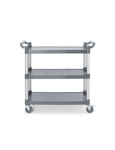 Hendi Serveerwagen polypropyleen met 3 bladen | groot | AmerBox | 1010x500x(H)960mm