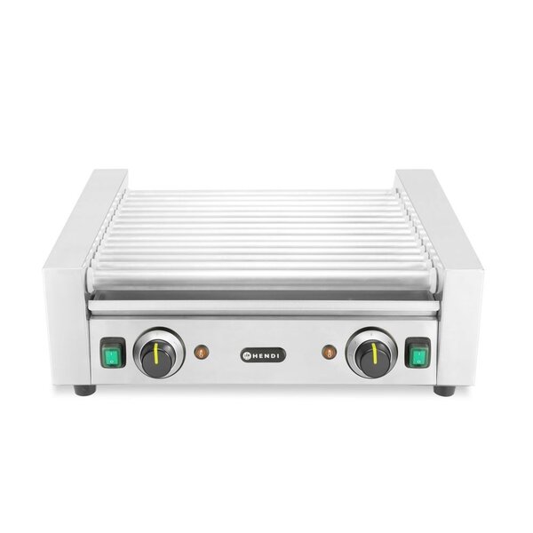 Hendi Worstrolgrill - 2 zones | HENDI | 230V/1230W | 566x640x(H)192mm