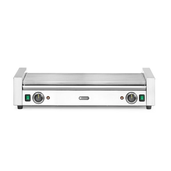 Hendi Worstrolgrill XL - 2 zones | HENDI | Zilver | 220-240V/2000W | 732x590x(H)168mm